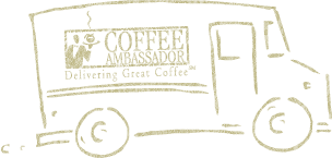 Coffee Ambassador Sketch Logo